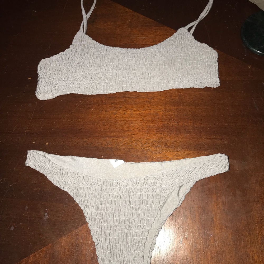 light gray bikini
